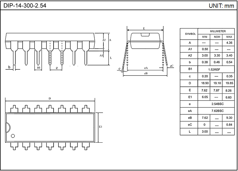 DIP-14-300-2.54